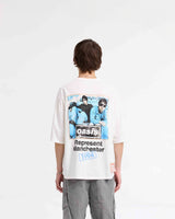 Represent X Oasis Maine Road T-Shirt - Flat White