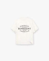 Represent Owners Club Stamp T-Shirt - Flat White