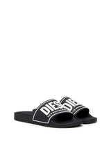 Sa-Mayemi-Pool slides with 3D logo