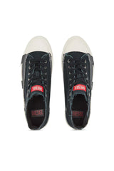 S-D-Verse-High-top sneakers in frayed canvas
