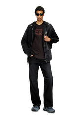 T-shirt with embossed Oval D