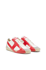 S-Slante-D-Sneakers in suede and leather with D logo
