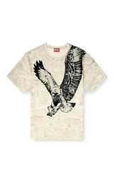 Camo T-shirt with eagle print