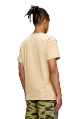 T-shirt with flocked Diesel Denim Division logo