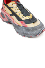 D-Cage-Distressed chunky sneakers in ripstop