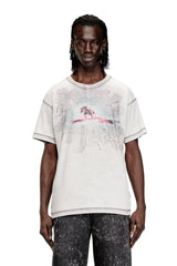 Regular T-shirt with print and studs