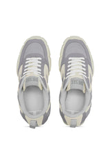 S-Pagodha-Quilted suede sneakers