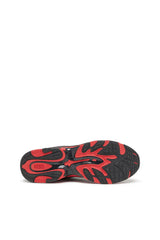 D-Vit-Sneakers in striped dégradé mesh