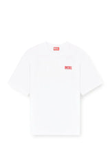 Cotton T-shirt with Diesel Biscotto print