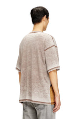 Relaxed T-shirt with print and studs