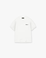 Script Logo T-Shirt - Flat White