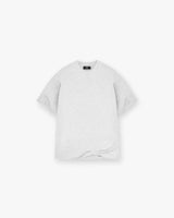 Initial Oversized T-Shirt - Ice Grey Marl
