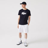 Crew Neck Crocodile Print Organic Cotton T-Shirt