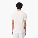 Crew Neck Crocodile Print Organic Cotton T-Shirt