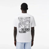 Lacoste Heavy Cotton Jersey Back Print T-shirt