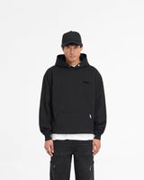 Represent Owners Club Flocked Hoodie - Black