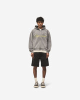 Script Logo Zip Hoodie - Vintage Grey