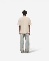 Embroidered Serif Logo T-Shirt - Concrete