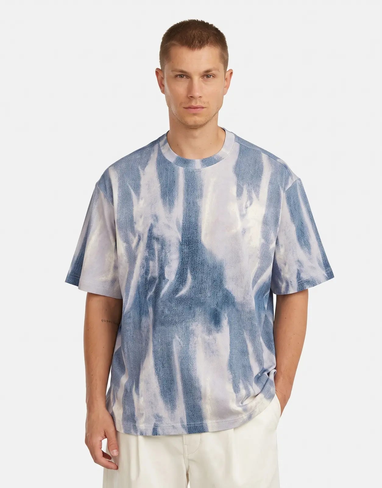 G-Star RAW All Over Loose Denim Flame T-Shirt