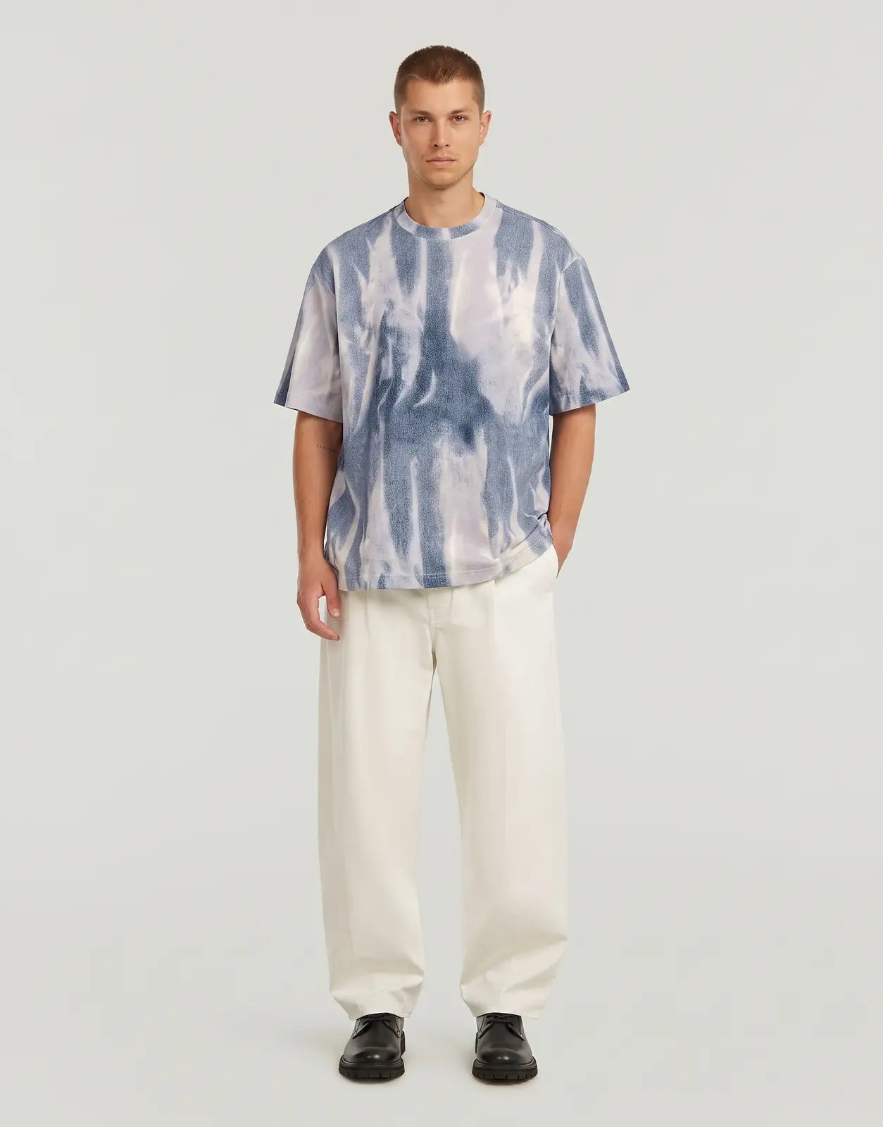 G-Star RAW All Over Loose Denim Flame T-Shirt