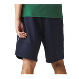 Lacoste Mens Branded Bands Sweatshorts GH1201-166 Navy Blue