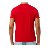 Lacoste Mens Pima Cotton V-Neck T-Shirt TH6710-240 Red