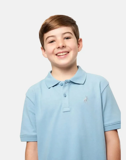 Polo Boys Austin Glacier Blue Golfer