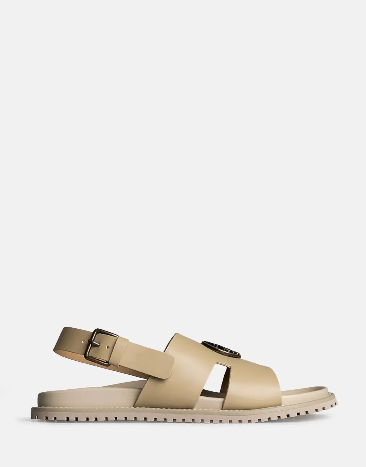 Polo Moulded Trim Taupe Mens Sandals