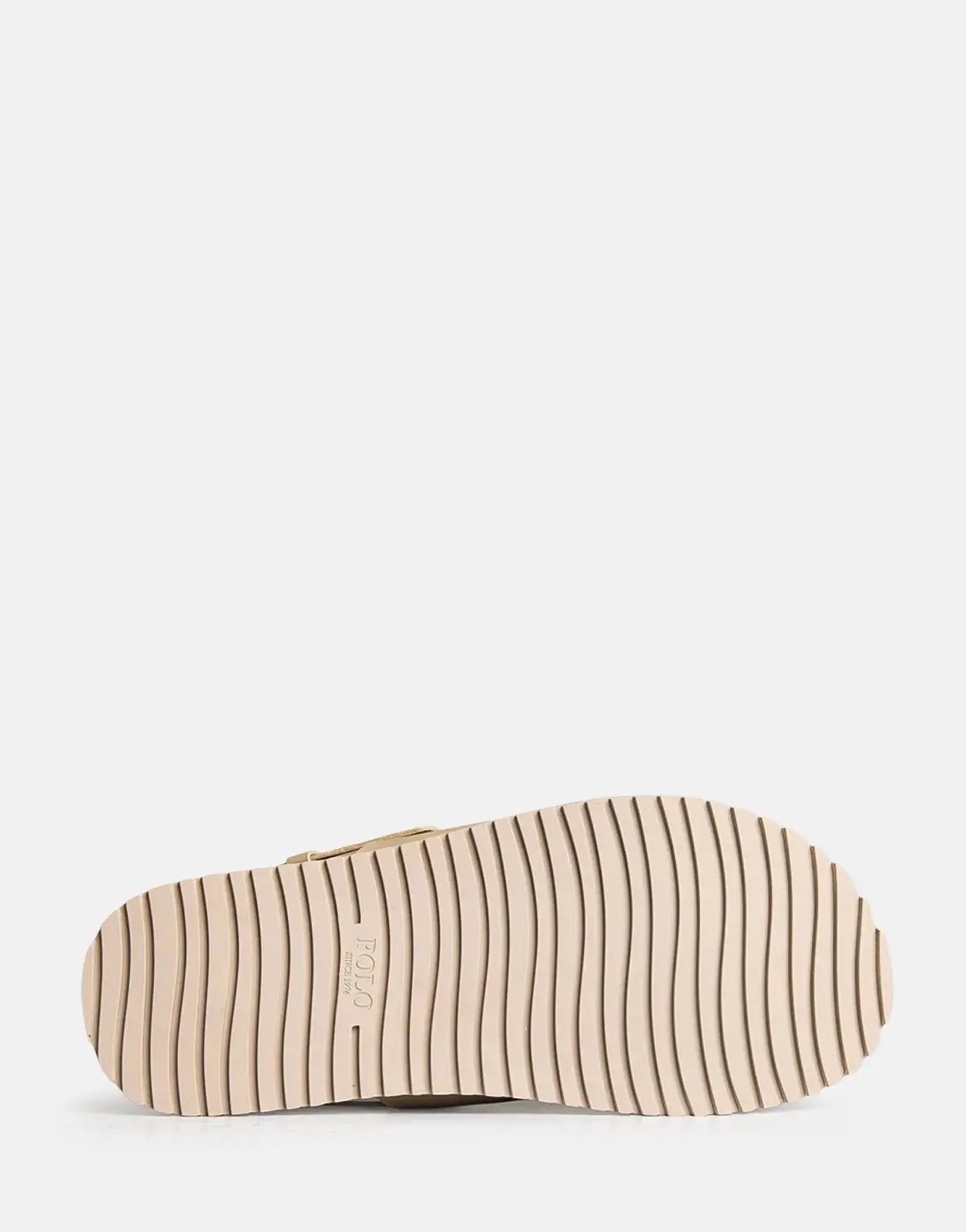 Polo Moulded Trim Taupe Mens Sandals