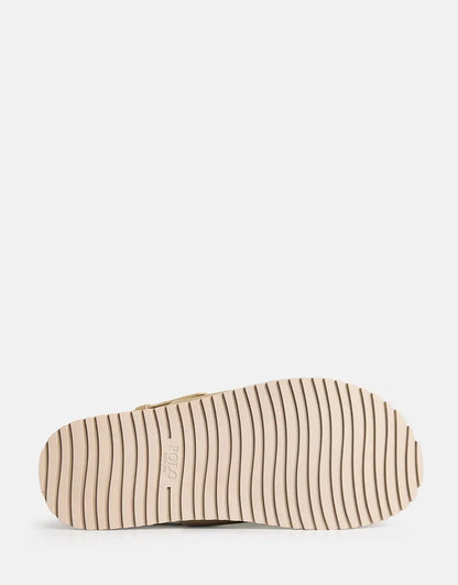 Polo Moulded Trim Taupe Mens Sandals