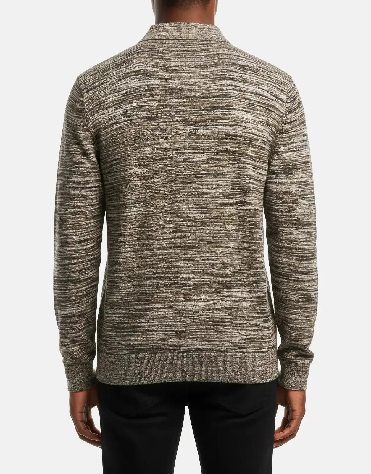 Polo Space Dye Brown Knitwear