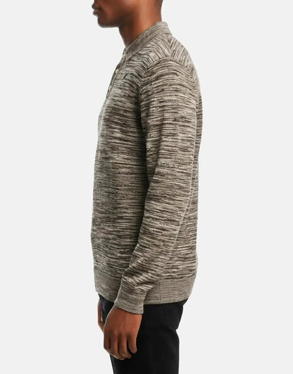 Polo Space Dye Brown Knitwear