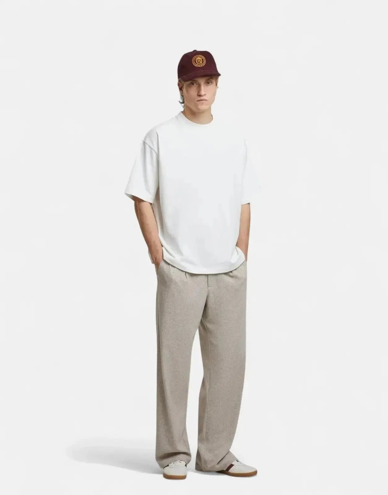 Prohibited Oversized Off-White T-Shirt