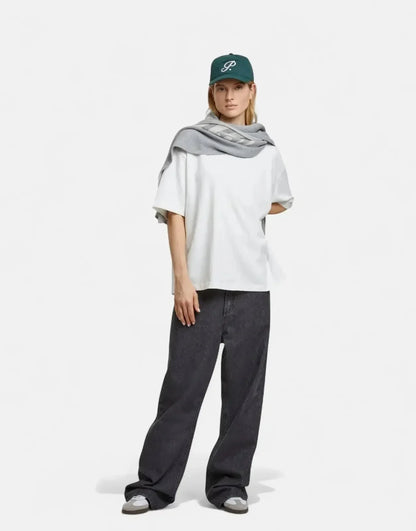 Prohibited Oversized Off-White T-Shirt