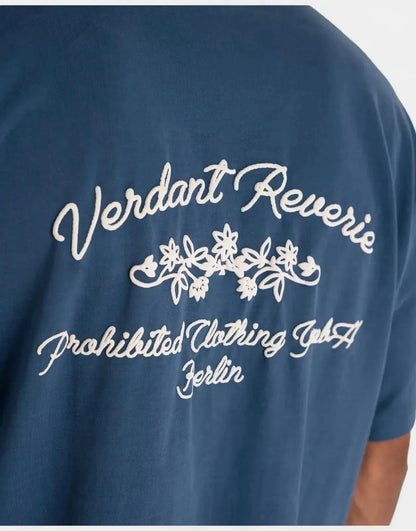 Prohibited Verdant Reverie Blue T-Shirt