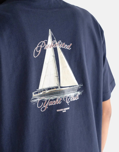 Prohibited Yacht Navy T-Shirt
