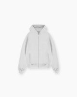 Represent Owners Club Stamp Zip Up Hoodie - Ash Grey