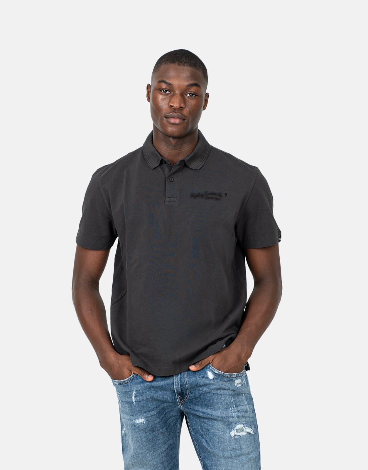 Replay Denim Co Blackboard Polo Shirt