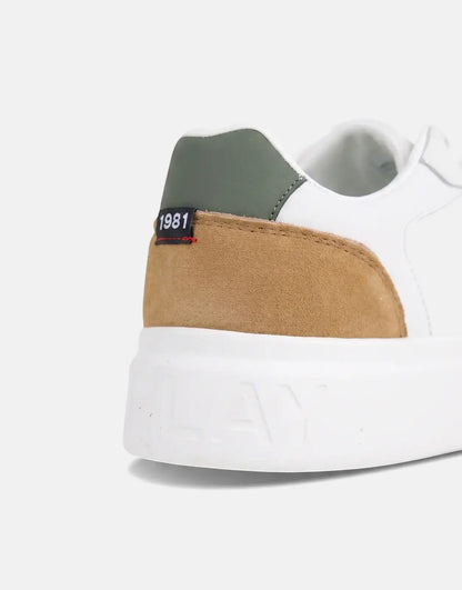 Replay Notting Agency White/Tan Sneakers