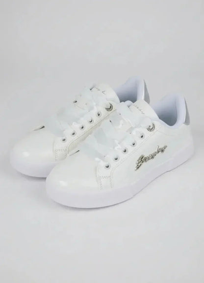 Sissy Boy Marty Patent White Sneakers