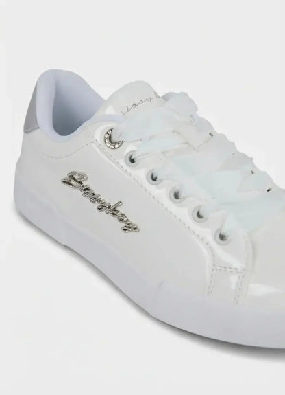 Sissy Boy Marty Patent White Sneakers