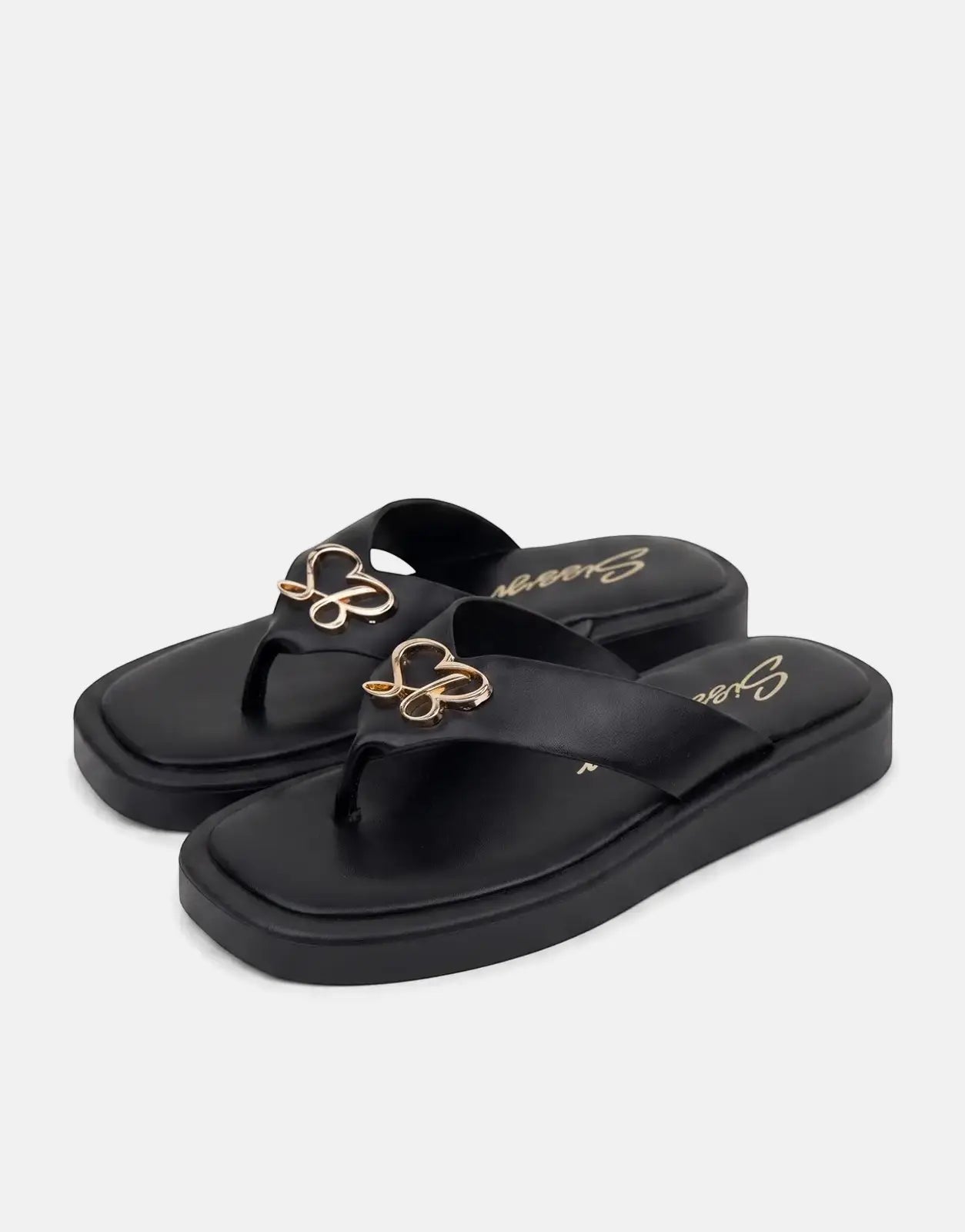 Sissy Boy Mimi Black Thong Sandals