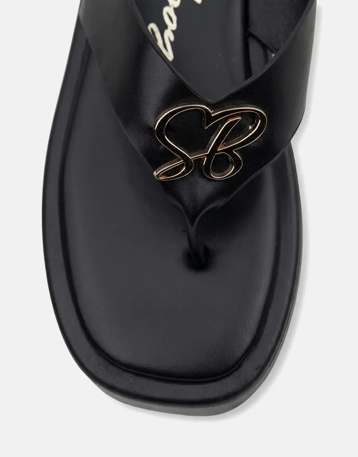 Sissy Boy Mimi Black Thong Sandals