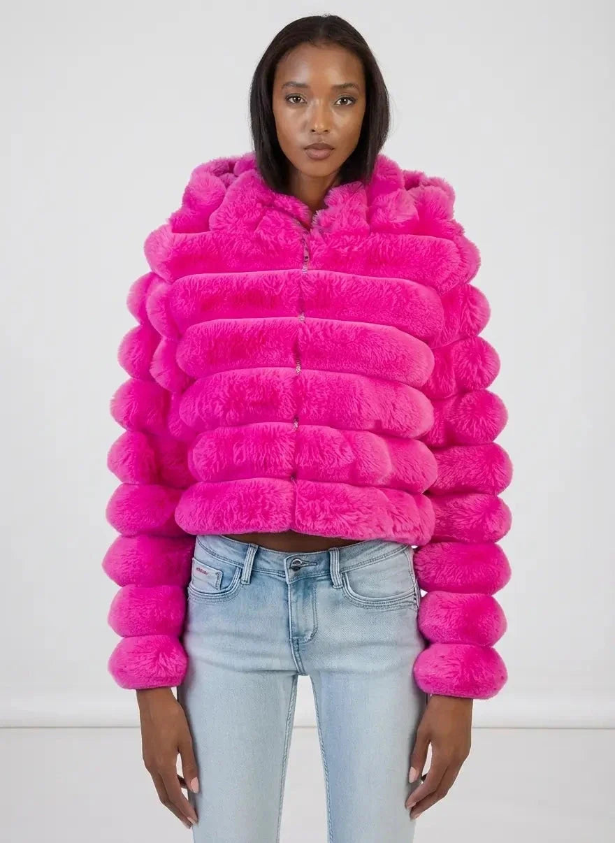 Sissy Boy Sweet and Simple Cropped Jacket Pink