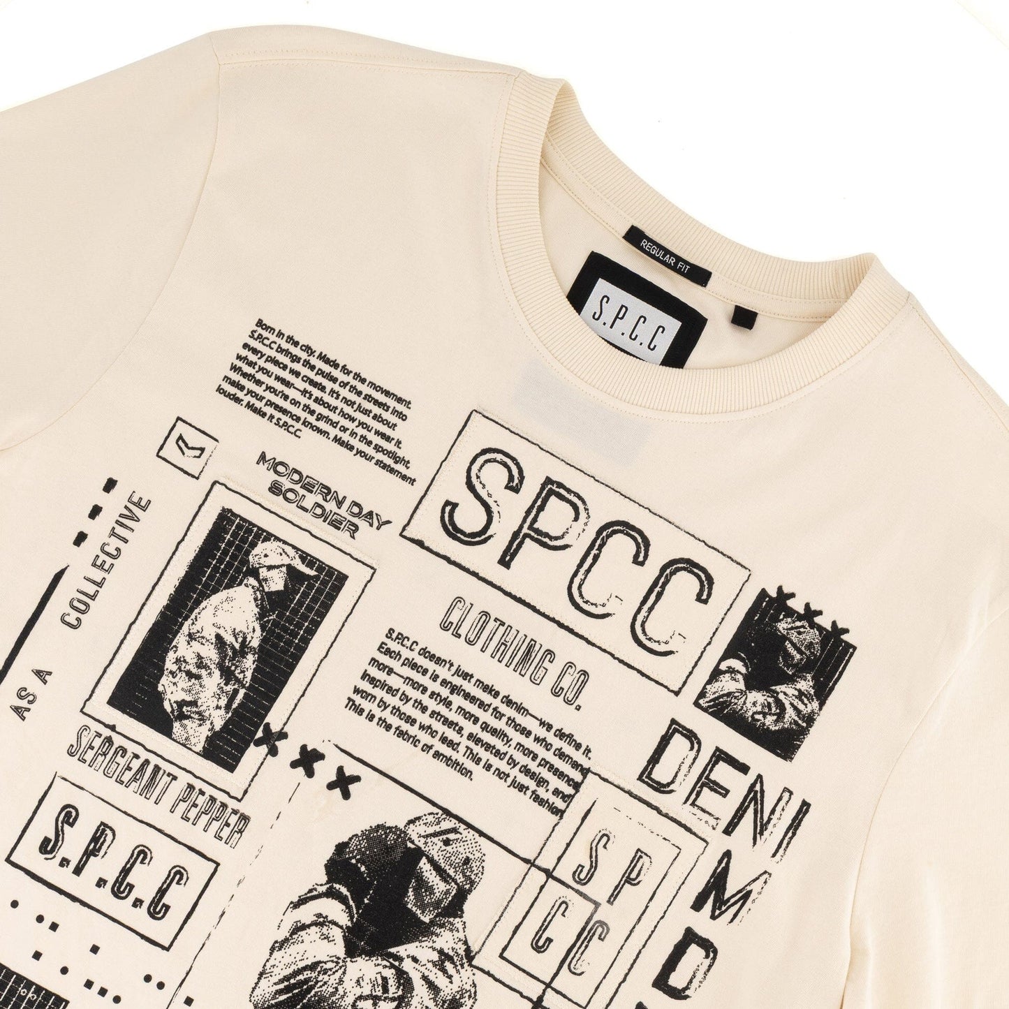 SPCC Tobias Off White T-Shirt