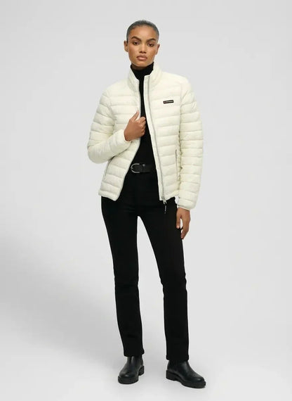 Superdry Fuji lite Puffer Jacket Off-White