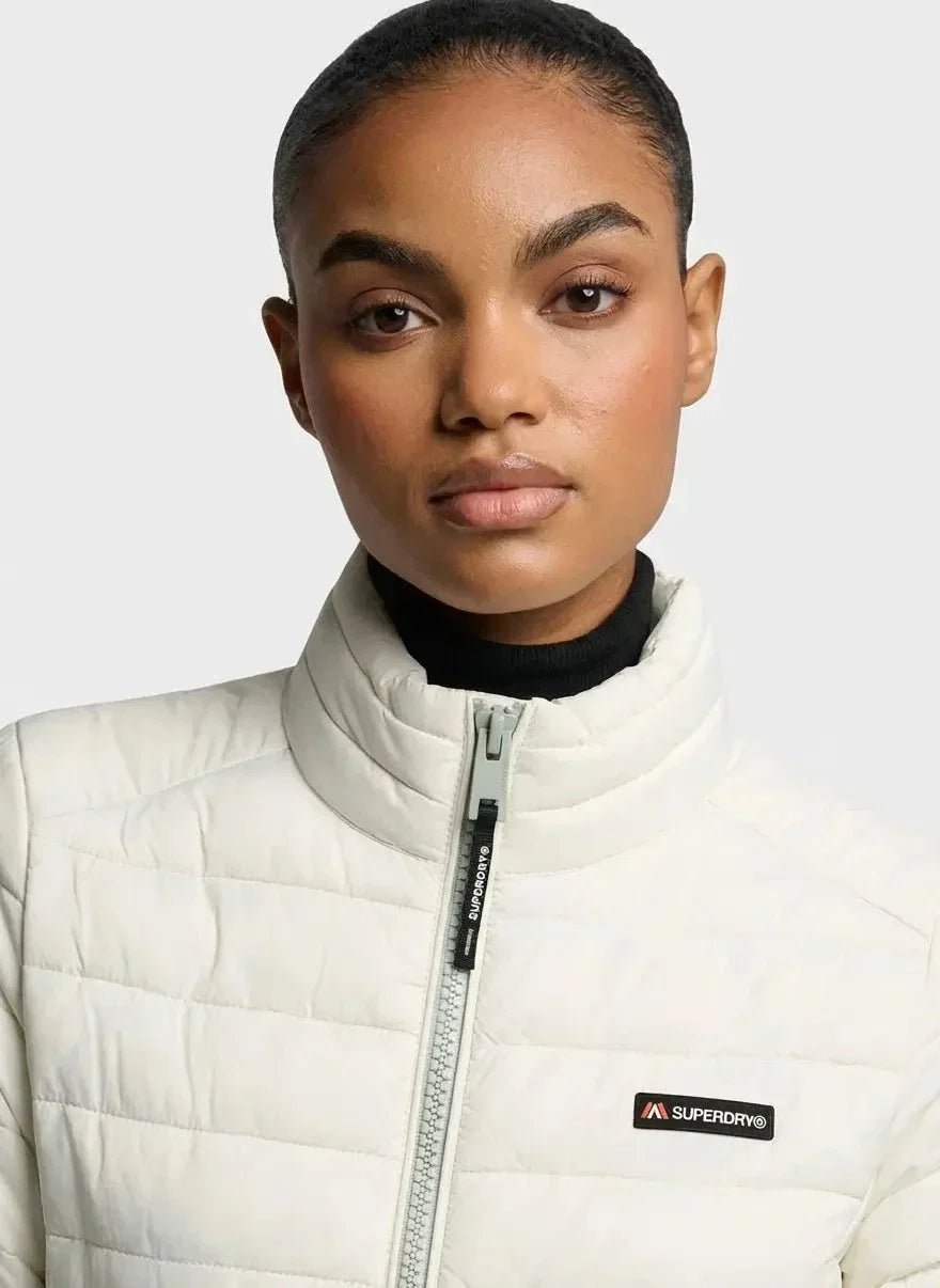 Superdry Fuji lite Puffer Jacket Off-White