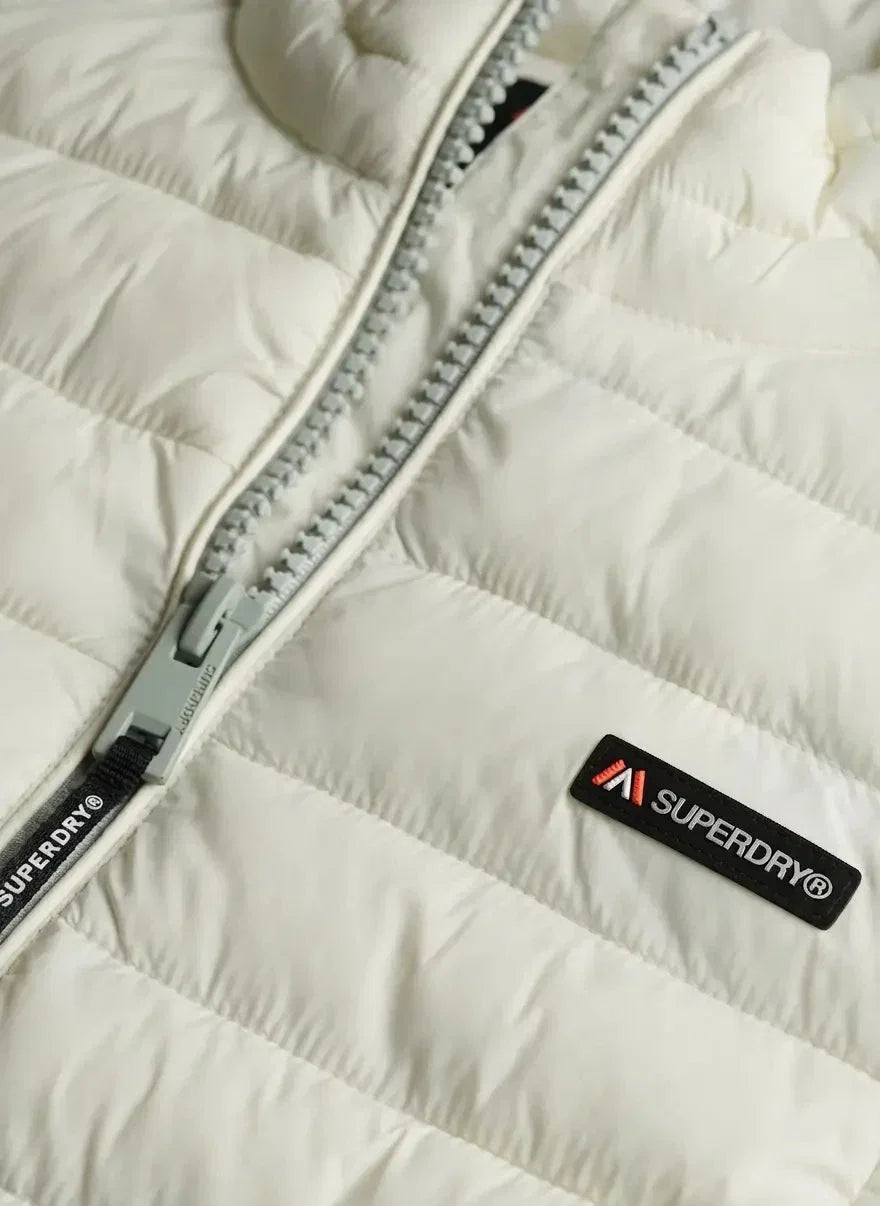 Superdry Fuji lite Puffer Jacket Off-White