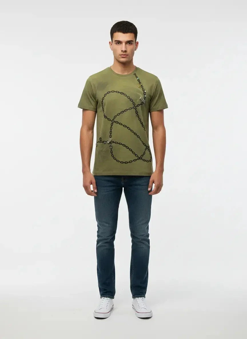 Vialli Longy Green T-Shirt