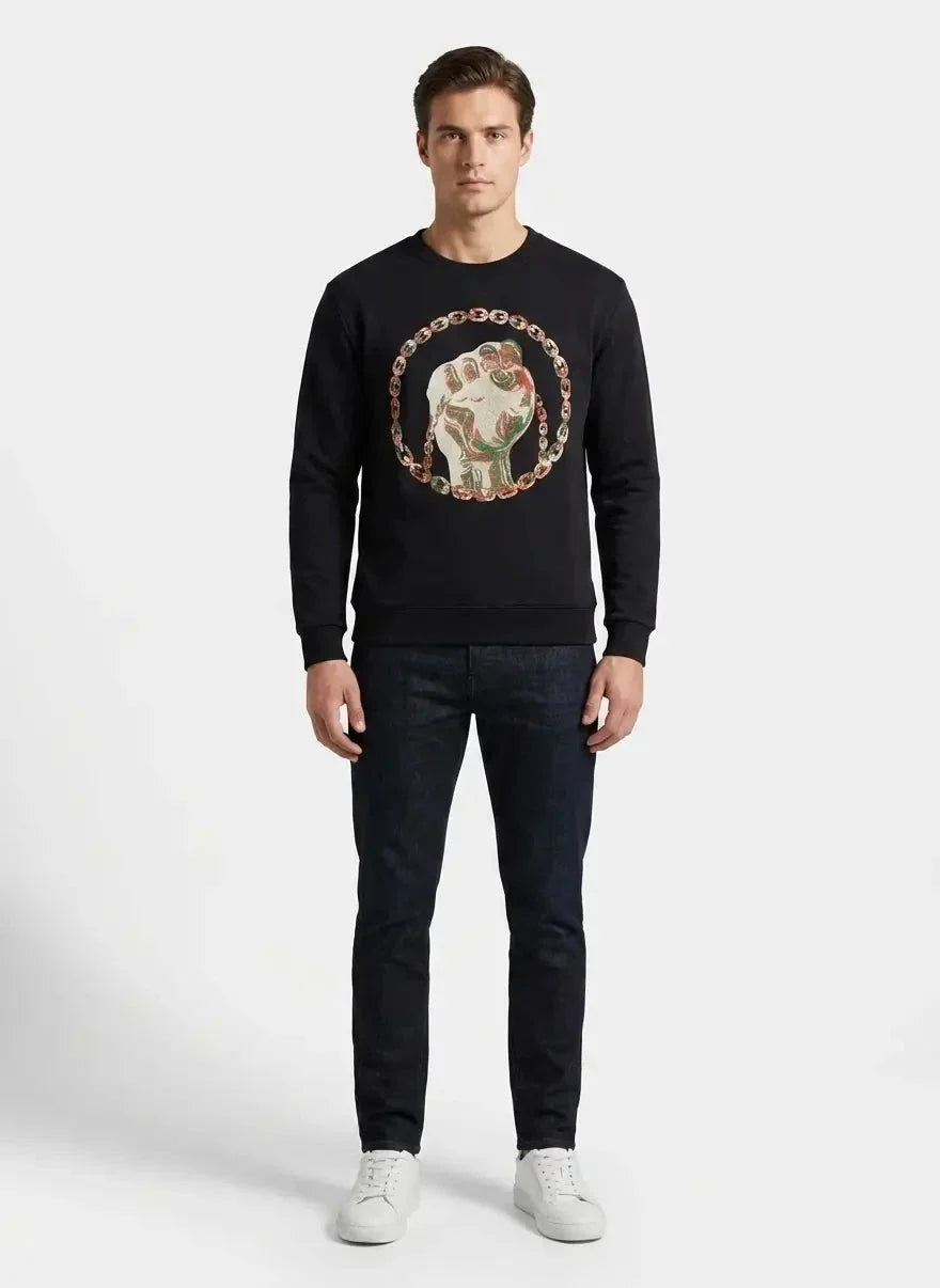 Vialli Misrep Black Sweatshirt